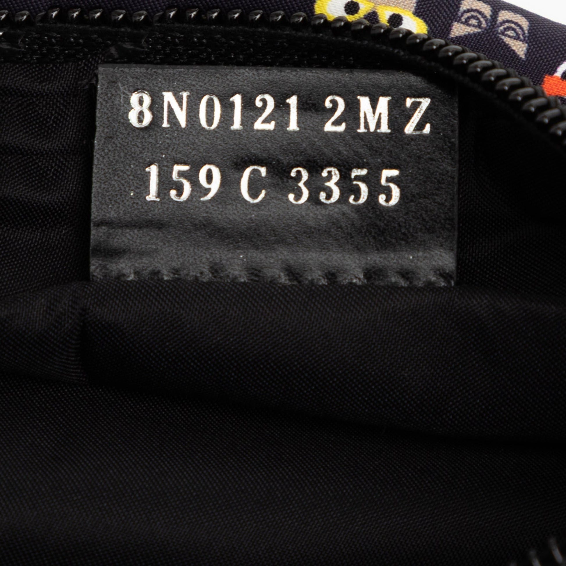 Fendi Canvas Monster Clutch