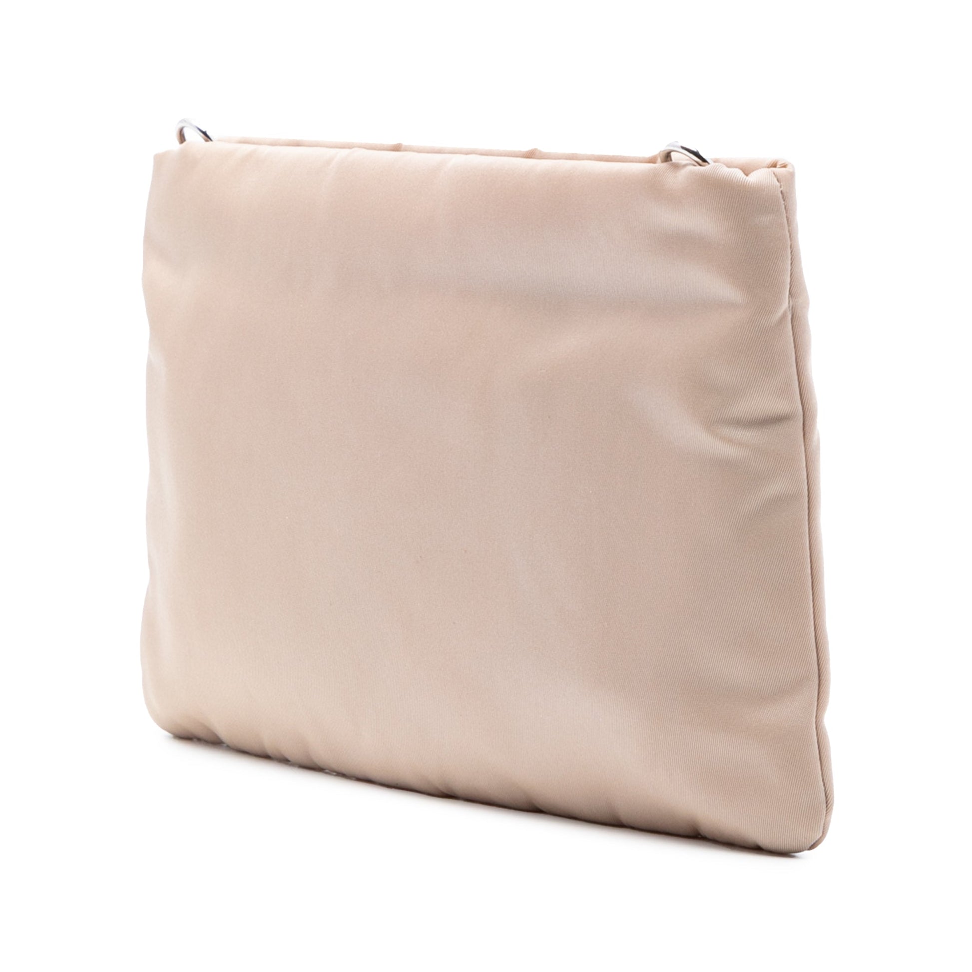 Prada Tessuto Clutch with Chain