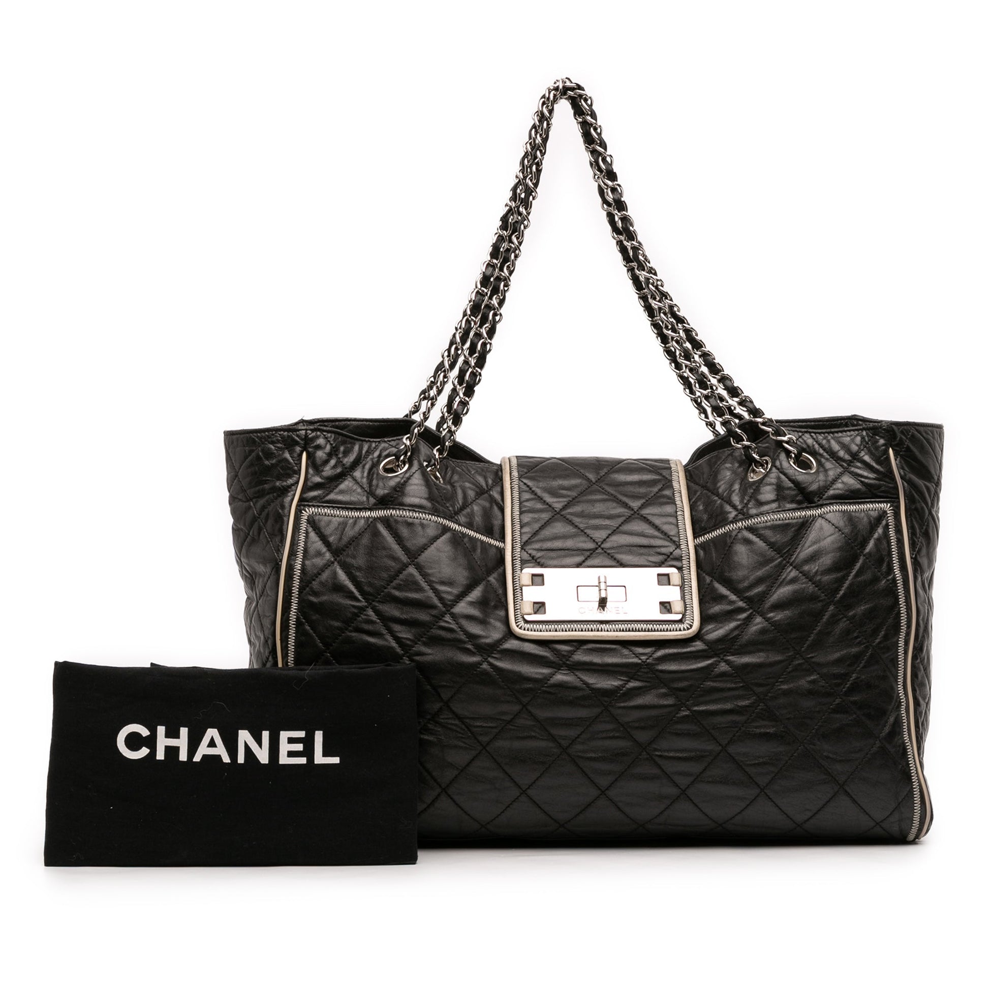 Chanel Large Reissue Quilted Lambskin East West Tote