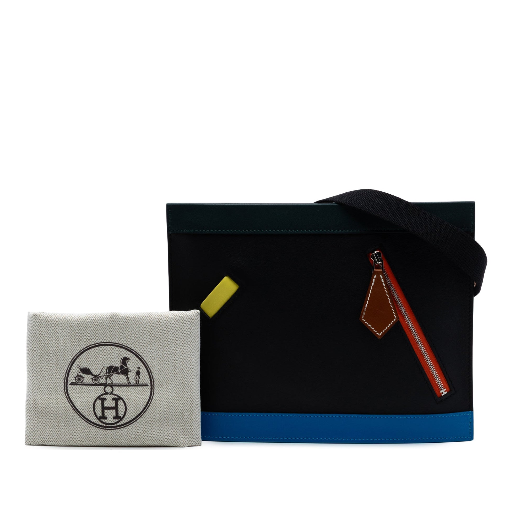 Hermès Barenia and Swift Colormatic Horizontal Crossbody