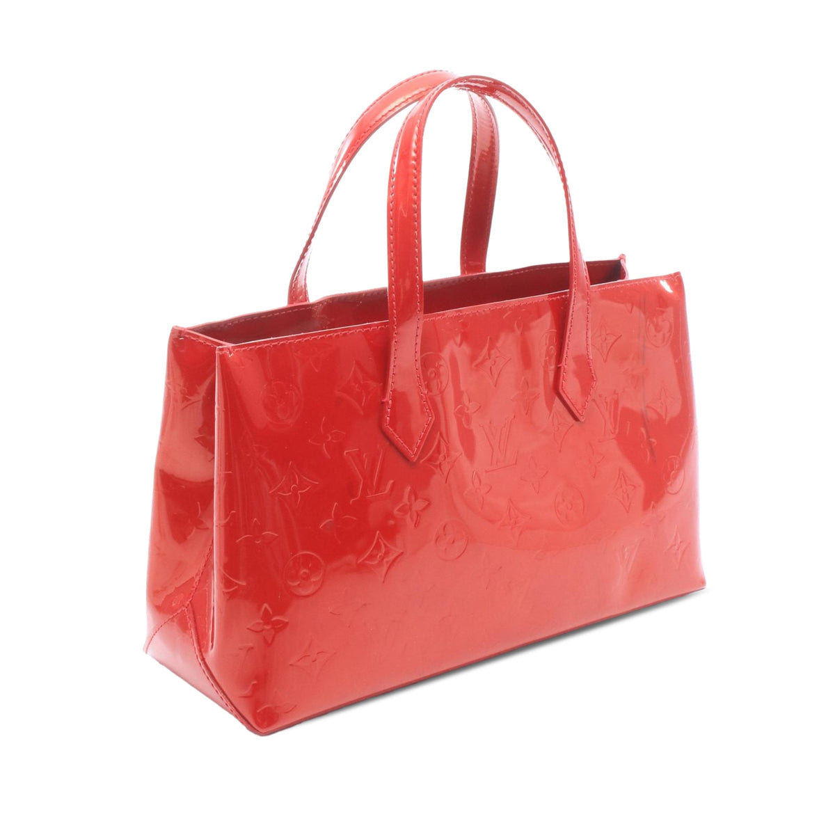 Louis Vuitton Monogram Vernis Wilshire PM — Red