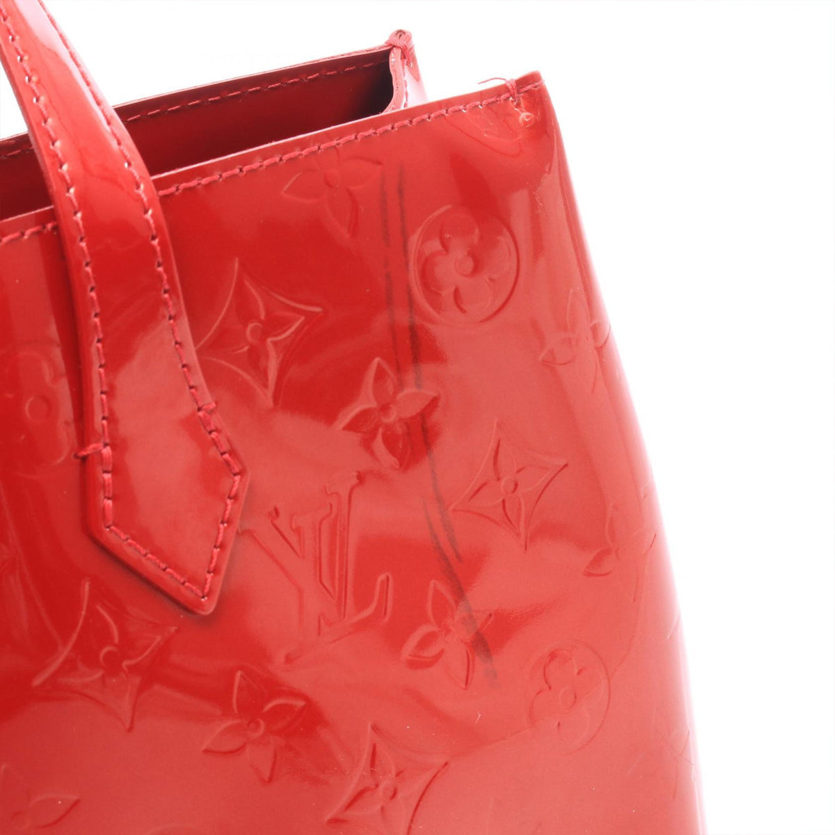 Louis Vuitton Monogram Vernis Wilshire PM — Red