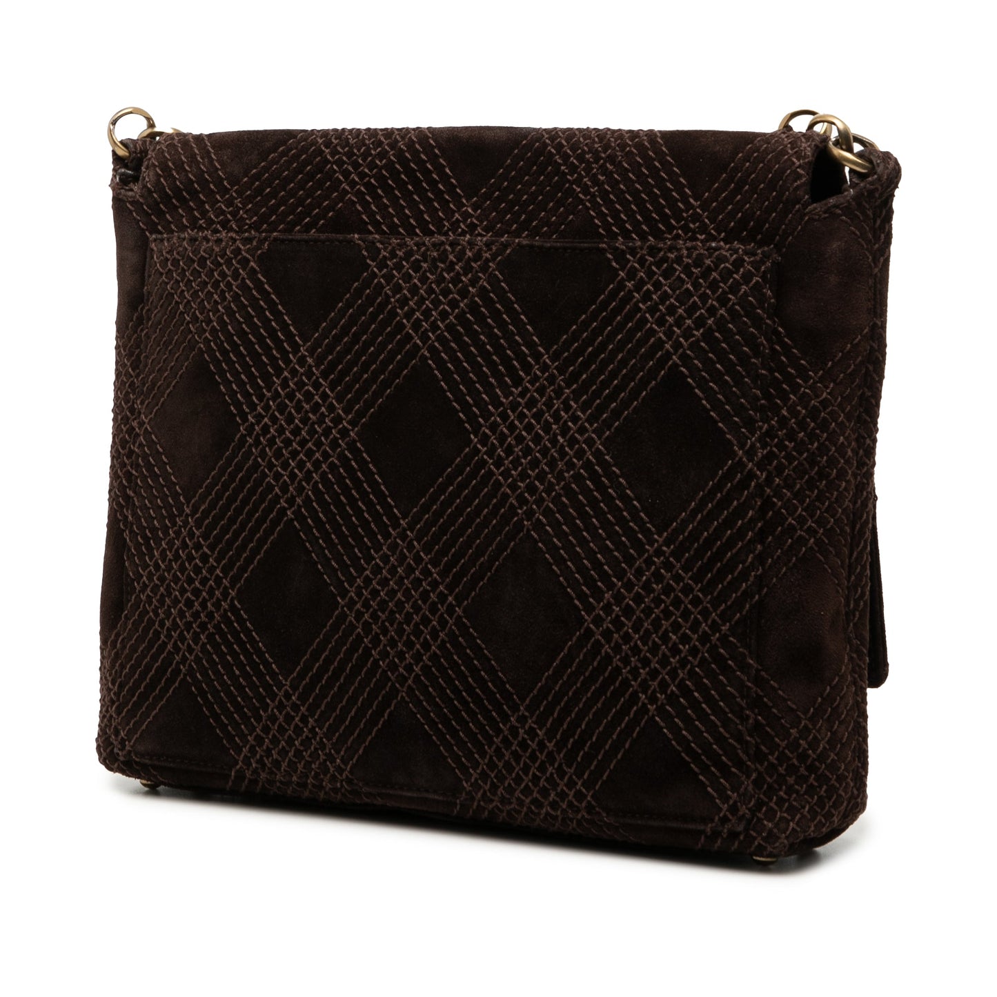Chanel CC Suede Wild Stitch Crossbody