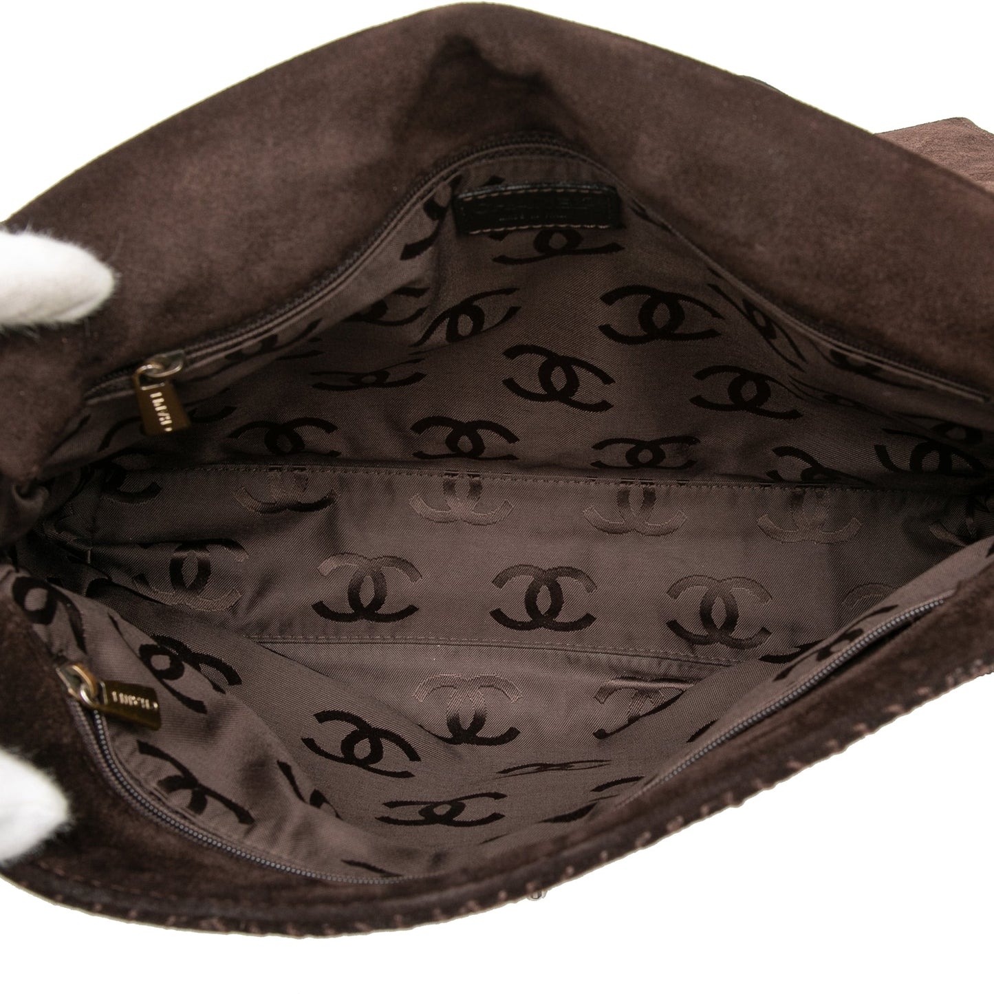 Chanel CC Suede Wild Stitch Crossbody