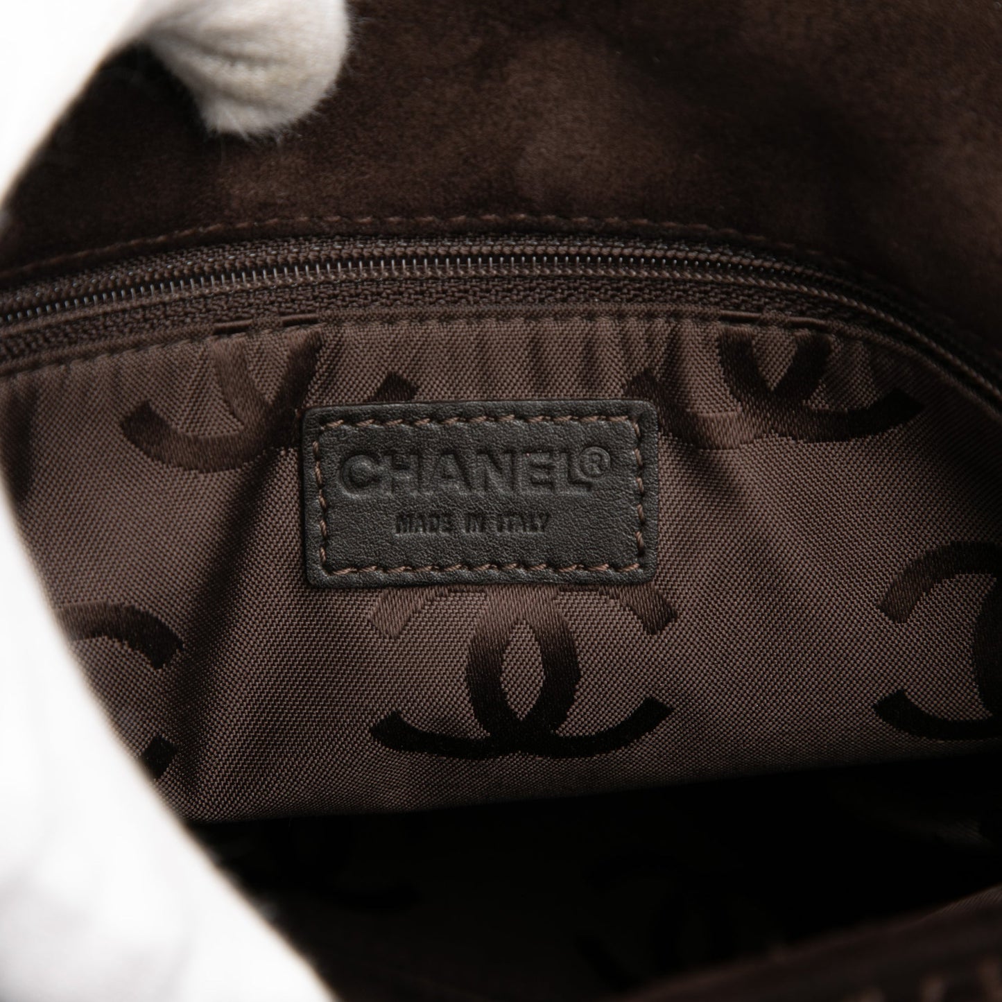 Chanel CC Suede Wild Stitch Crossbody