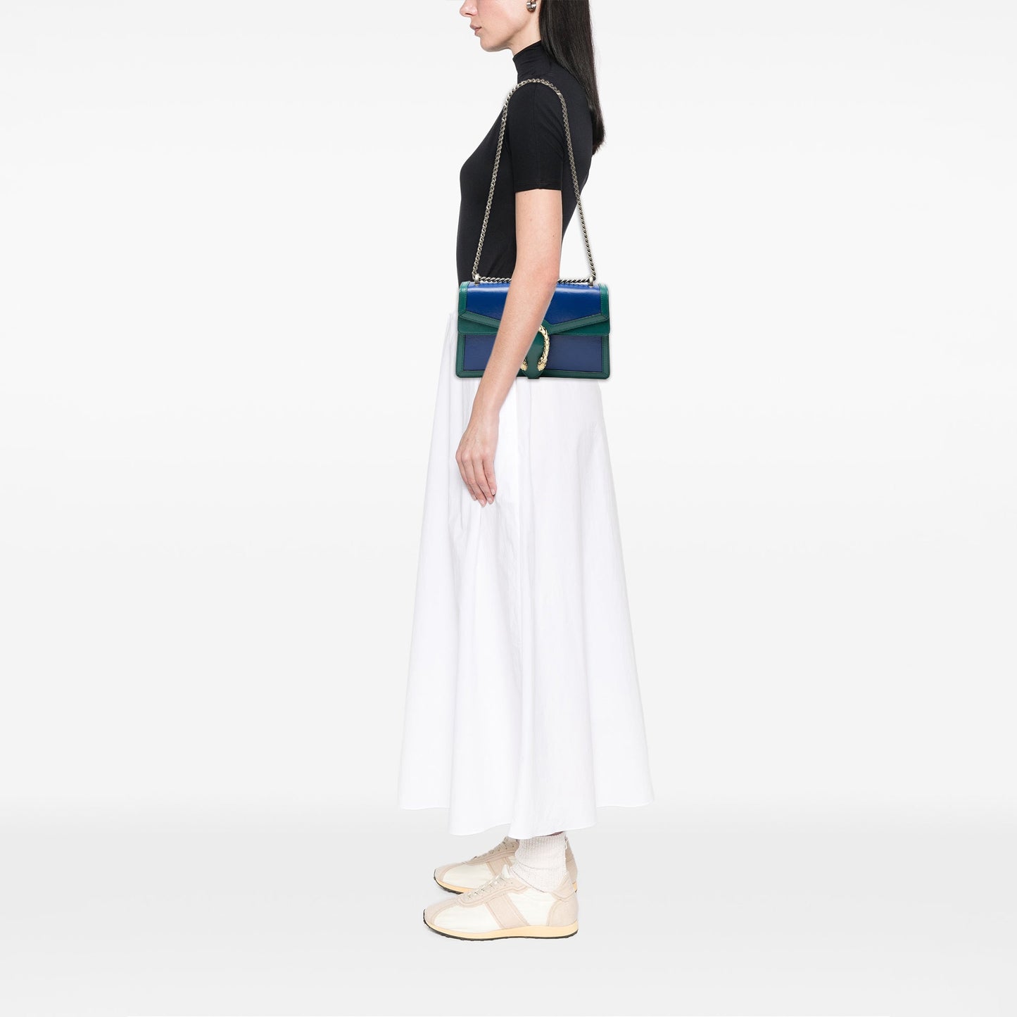 Gucci Medium Bicolor Leather Dionysus Shoulder Bag