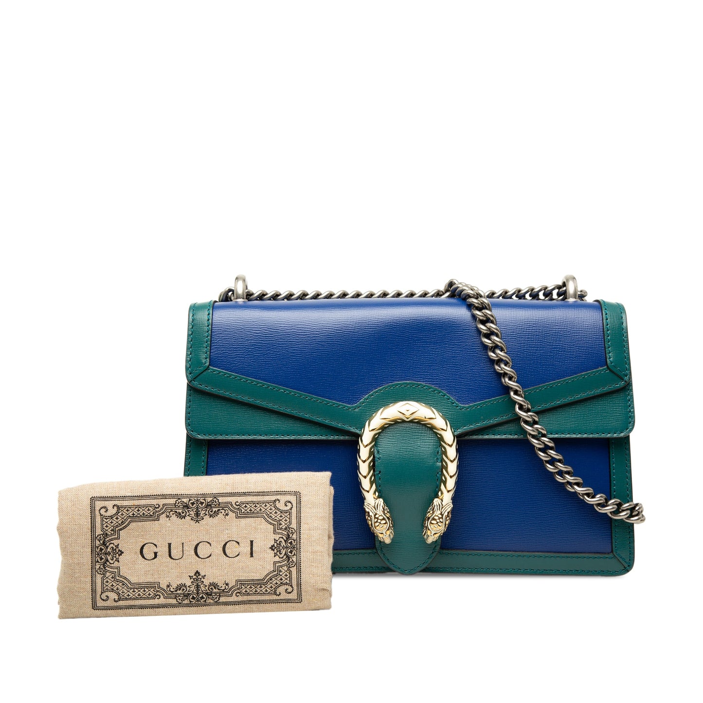 Gucci Medium Bicolor Leather Dionysus Shoulder Bag