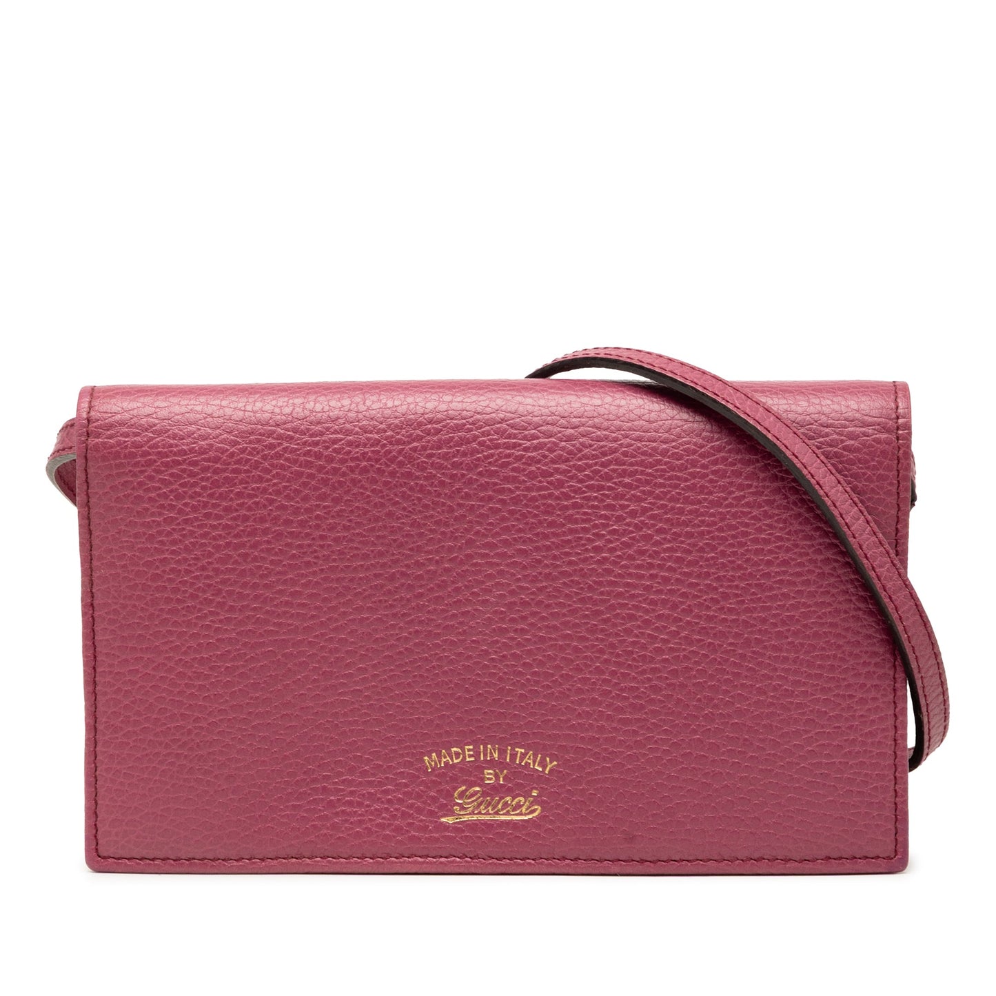Gucci Dollar Calfskin Swing Wallet On Strap