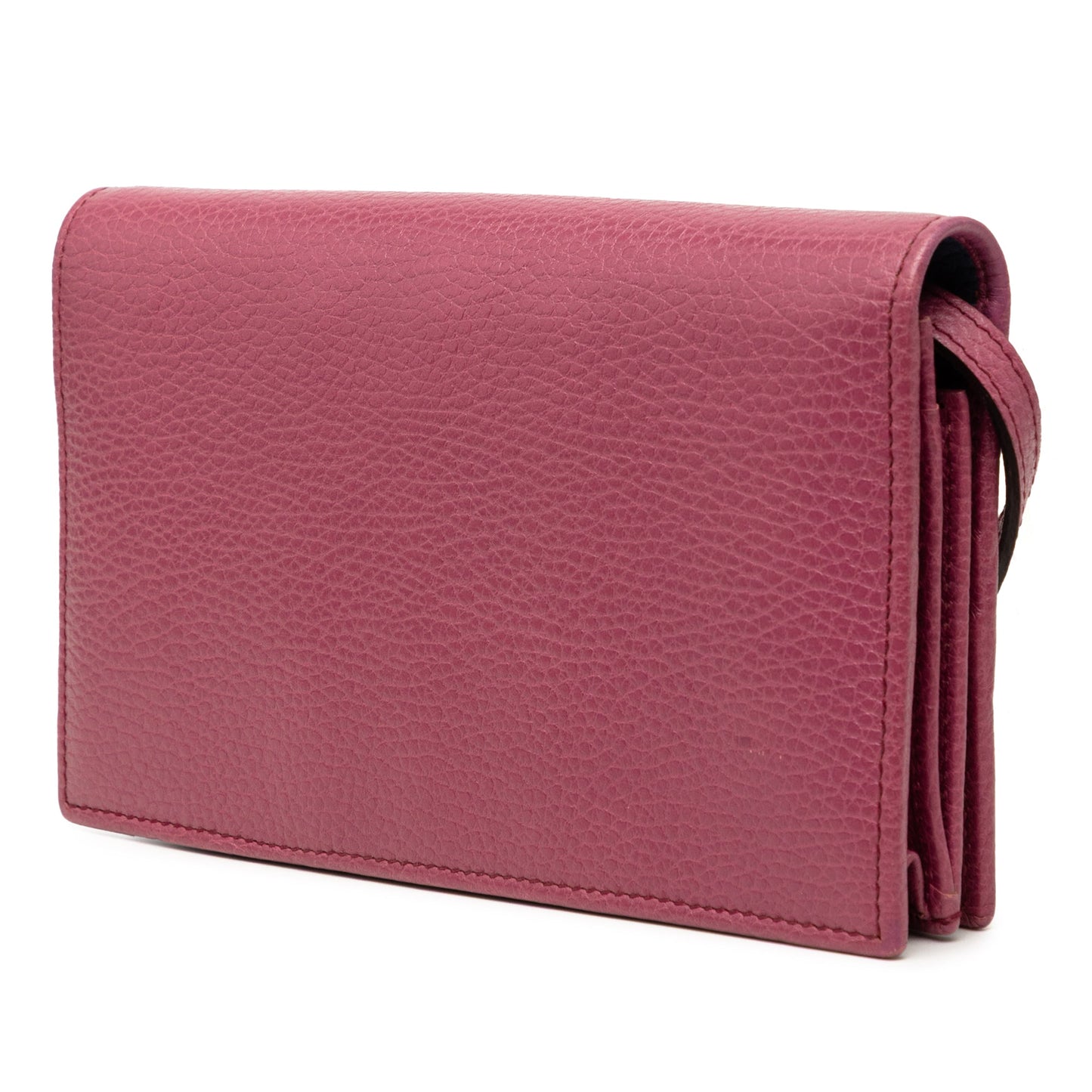 Gucci Dollar Calfskin Swing Wallet On Strap