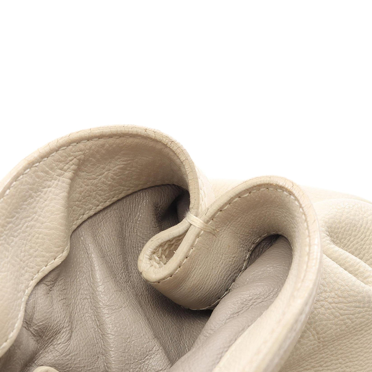 Dior Leather Shoulder Bag — Beige