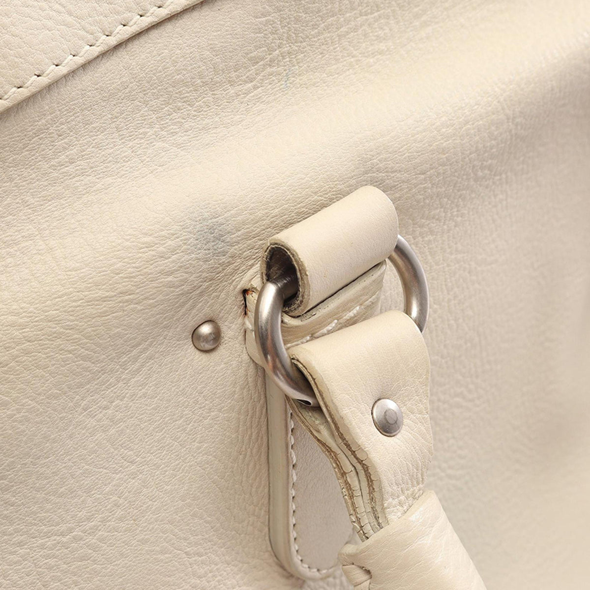 Dior Leather Shoulder Bag — Beige