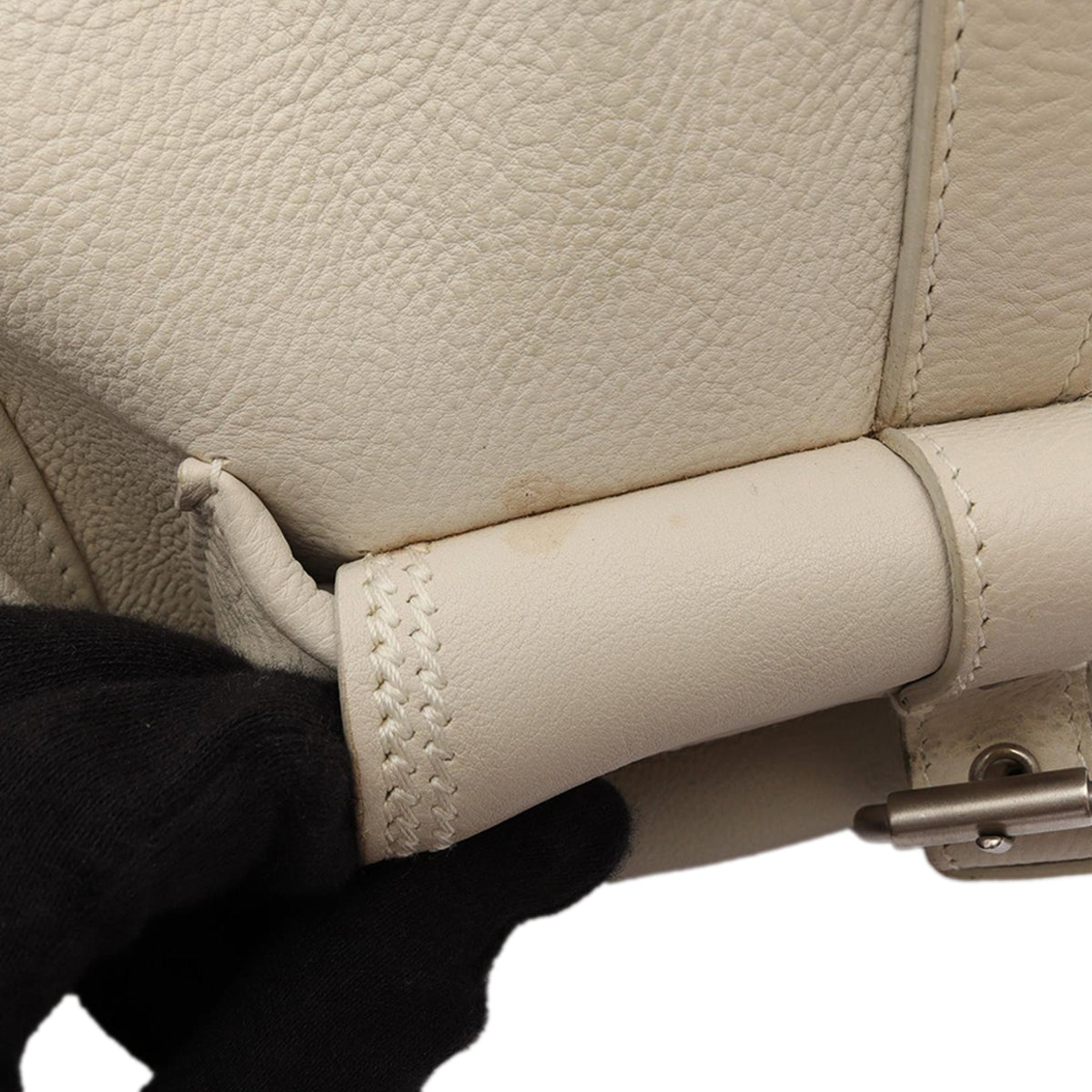 Dior Leather Shoulder Bag — Beige