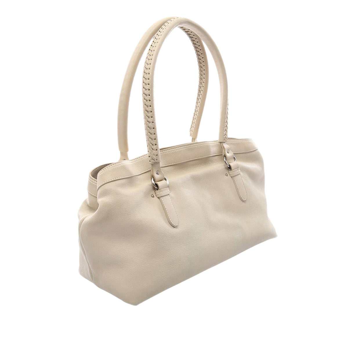 Dior Leather Shoulder Bag — Beige