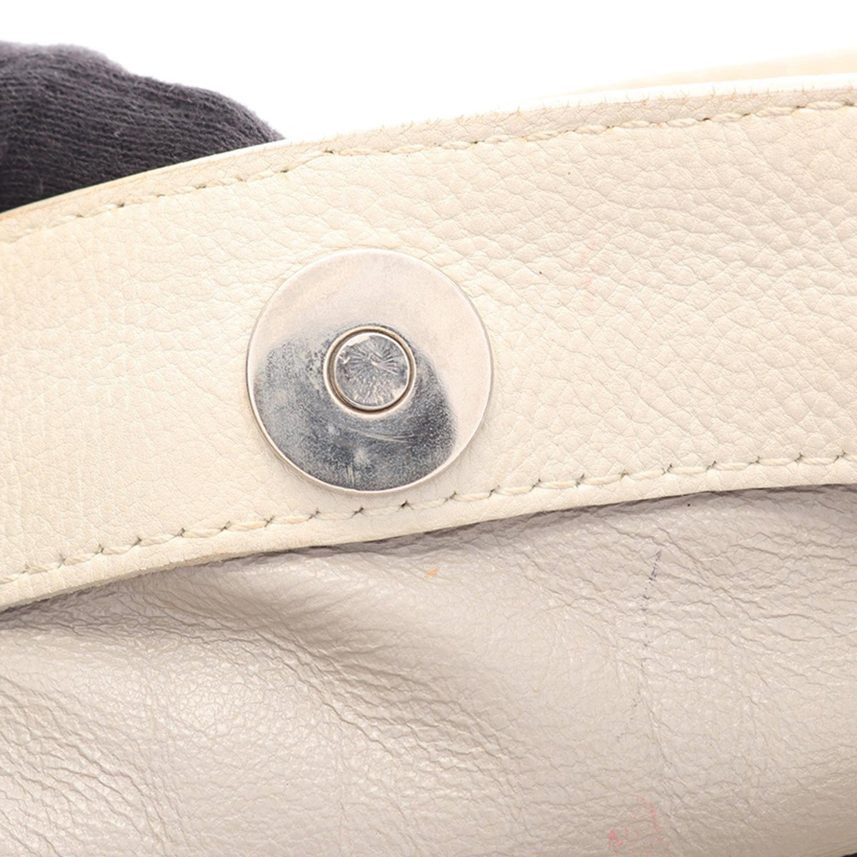 Dior Leather Shoulder Bag — Beige