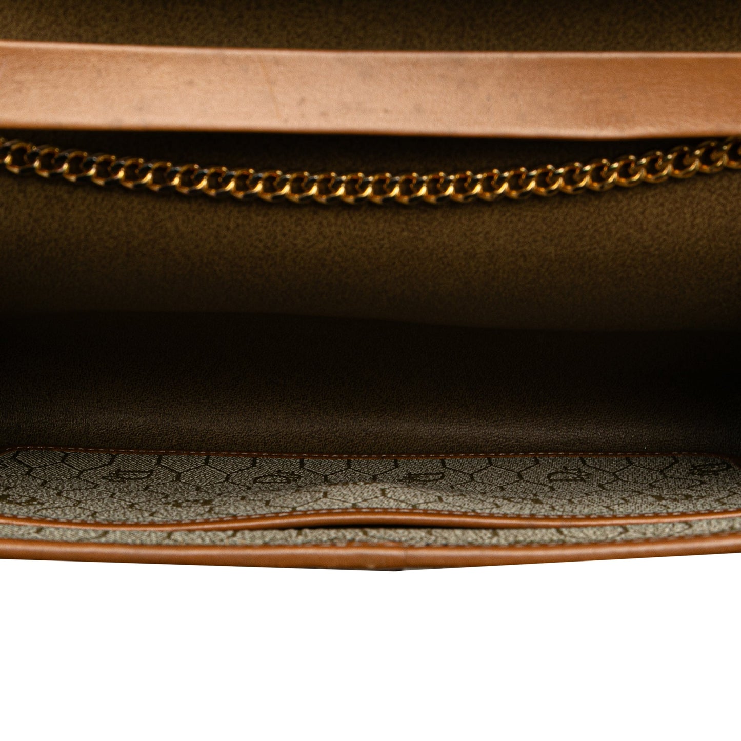 Dior Honeycomb Coated Canvas Chain Shoulder Bag
