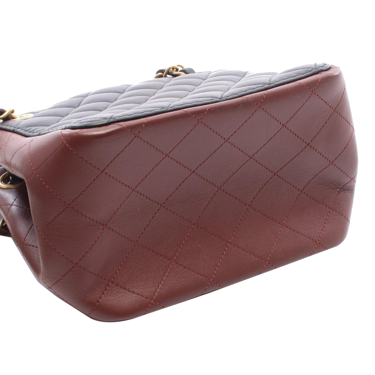 Chanel CC Quilted Lambskin Drawstring Bucket Bag