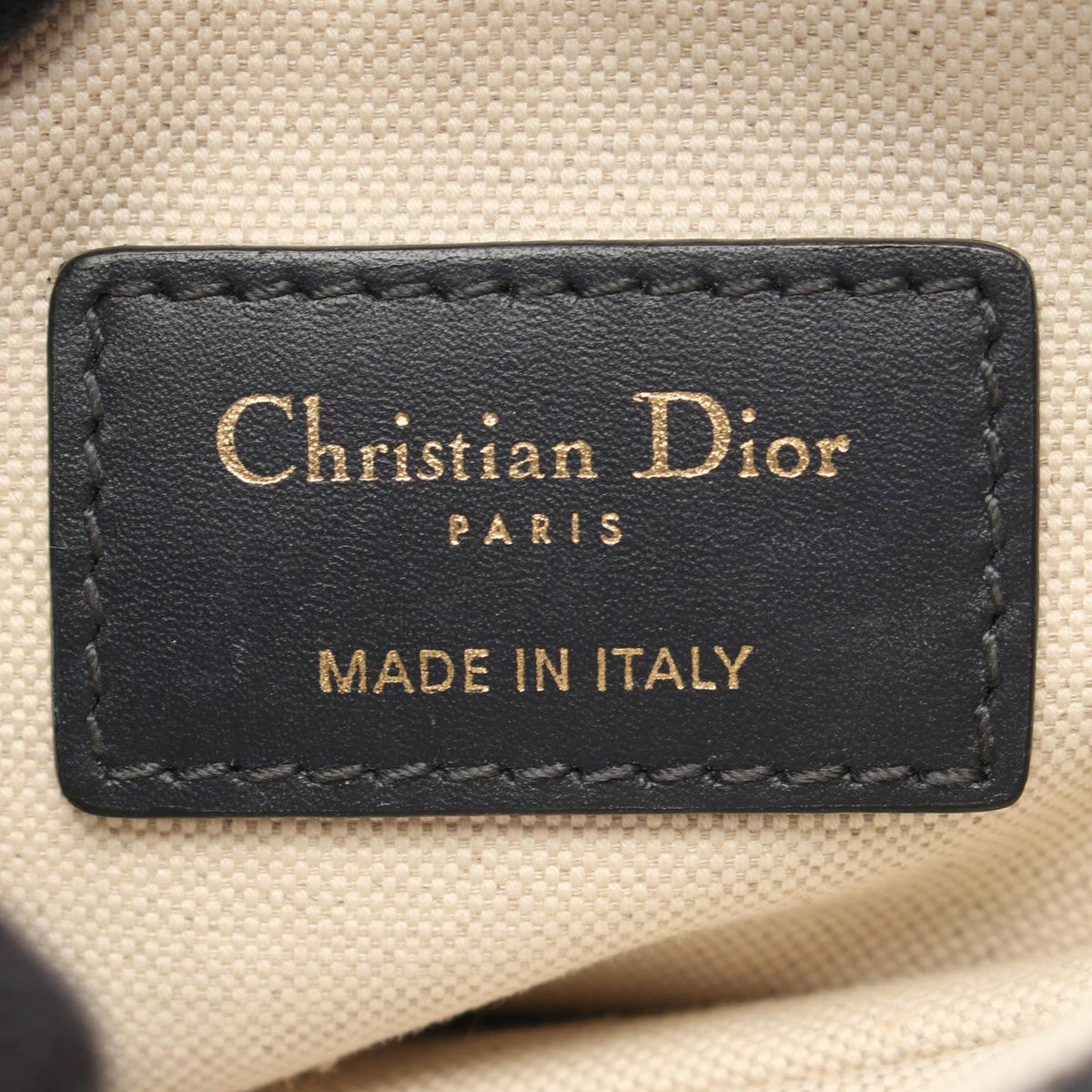 Dior Mini Oblique Canvas Saddle Bag