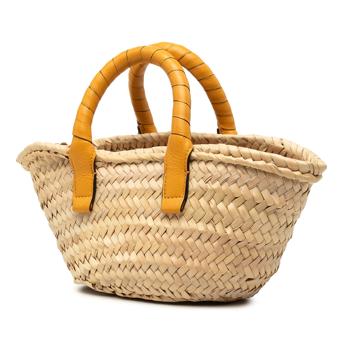 Chloé Mini Raffia Marcie Basket Satchel