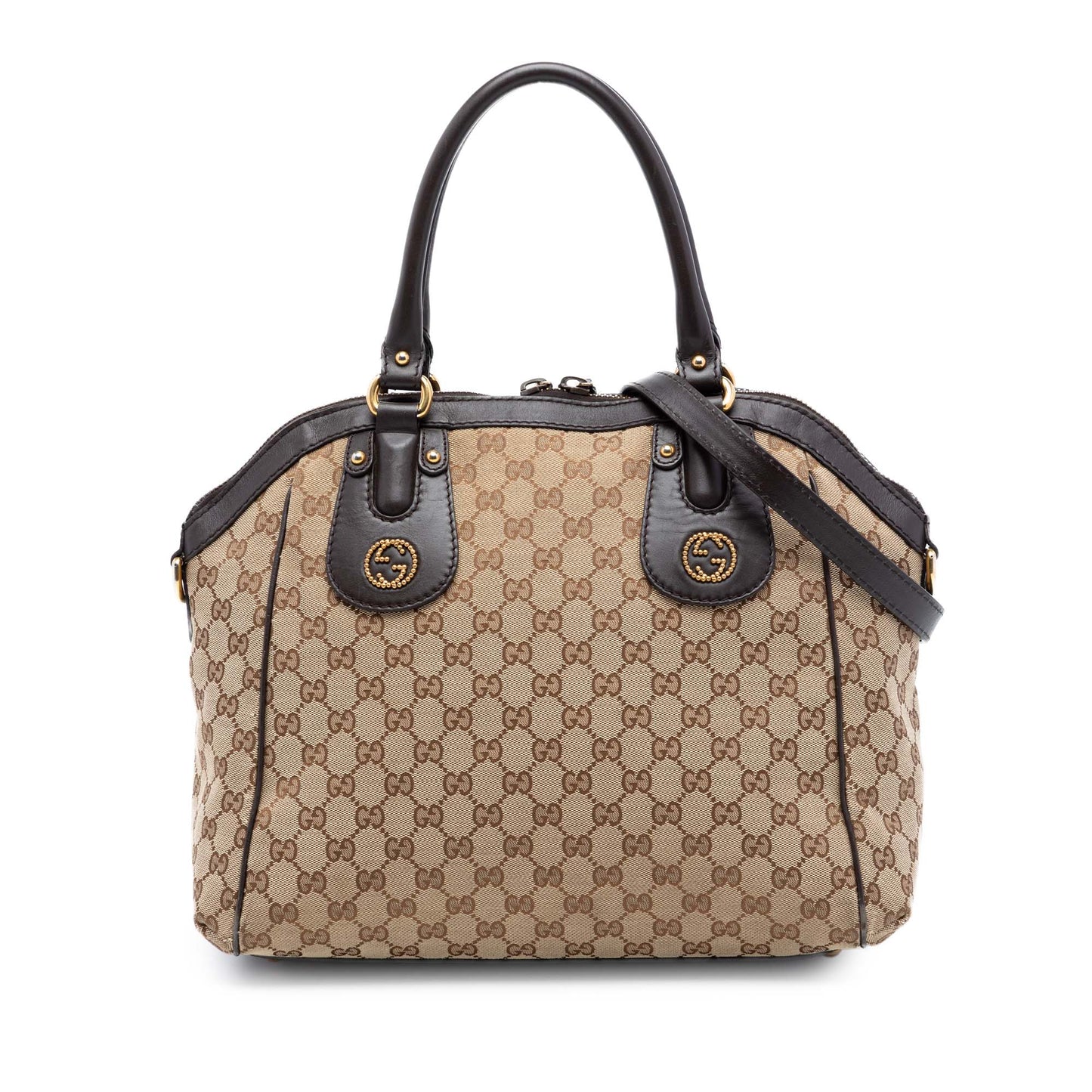 Medium GG Canvas Scarlett Satchel