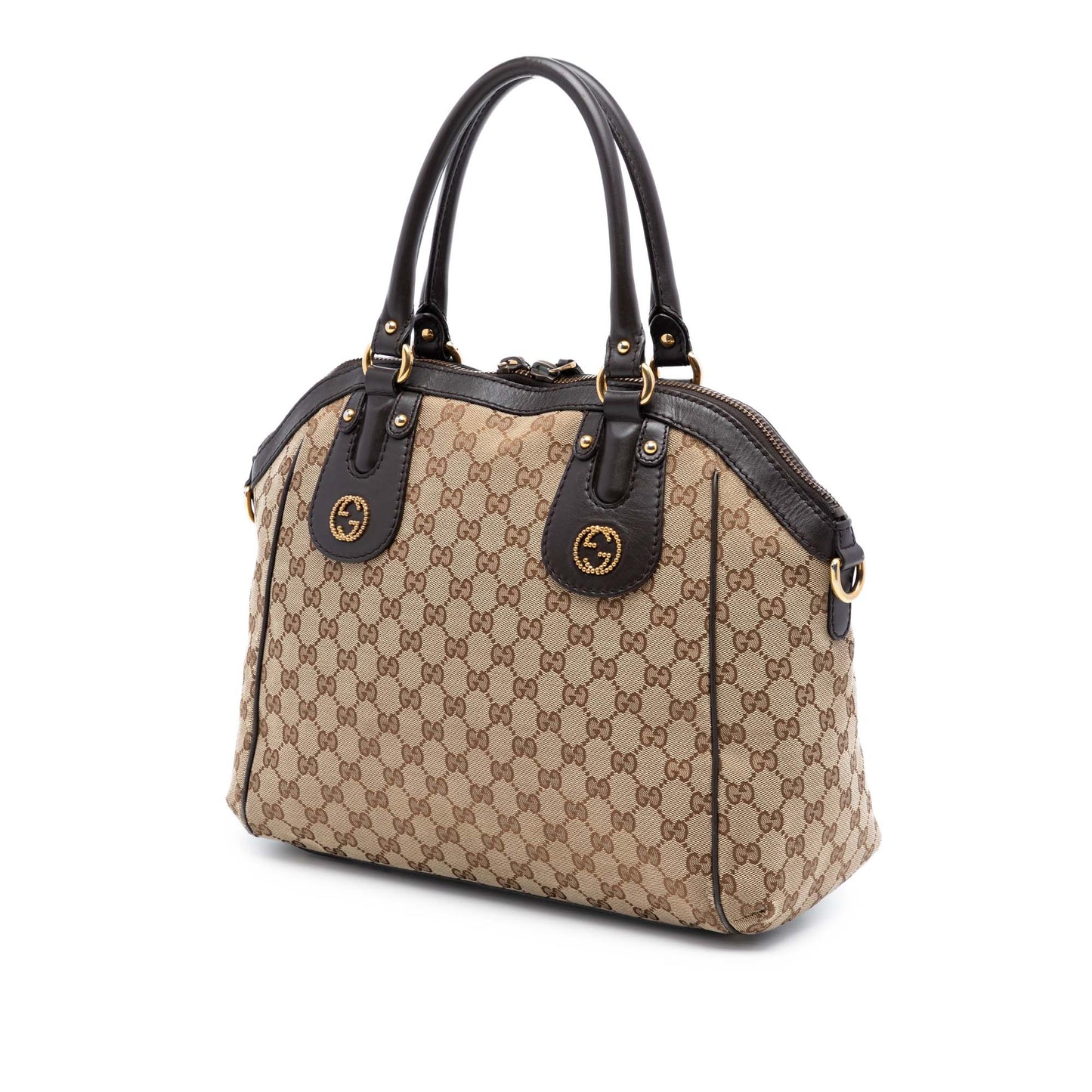 Medium GG Canvas Scarlett Satchel