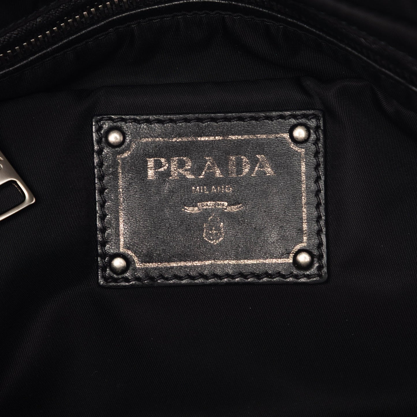 Prada Bicolor Tessuto Reversible Tote