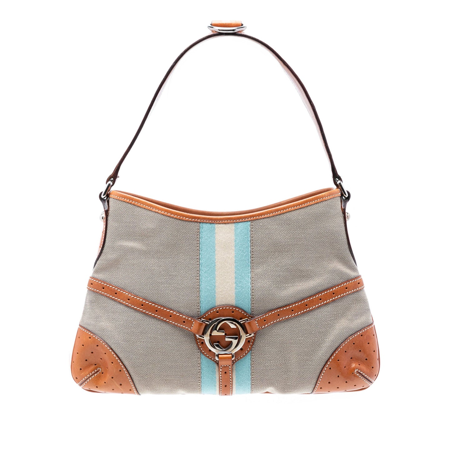 Gucci Canvas Web Reins Shoulder Bag