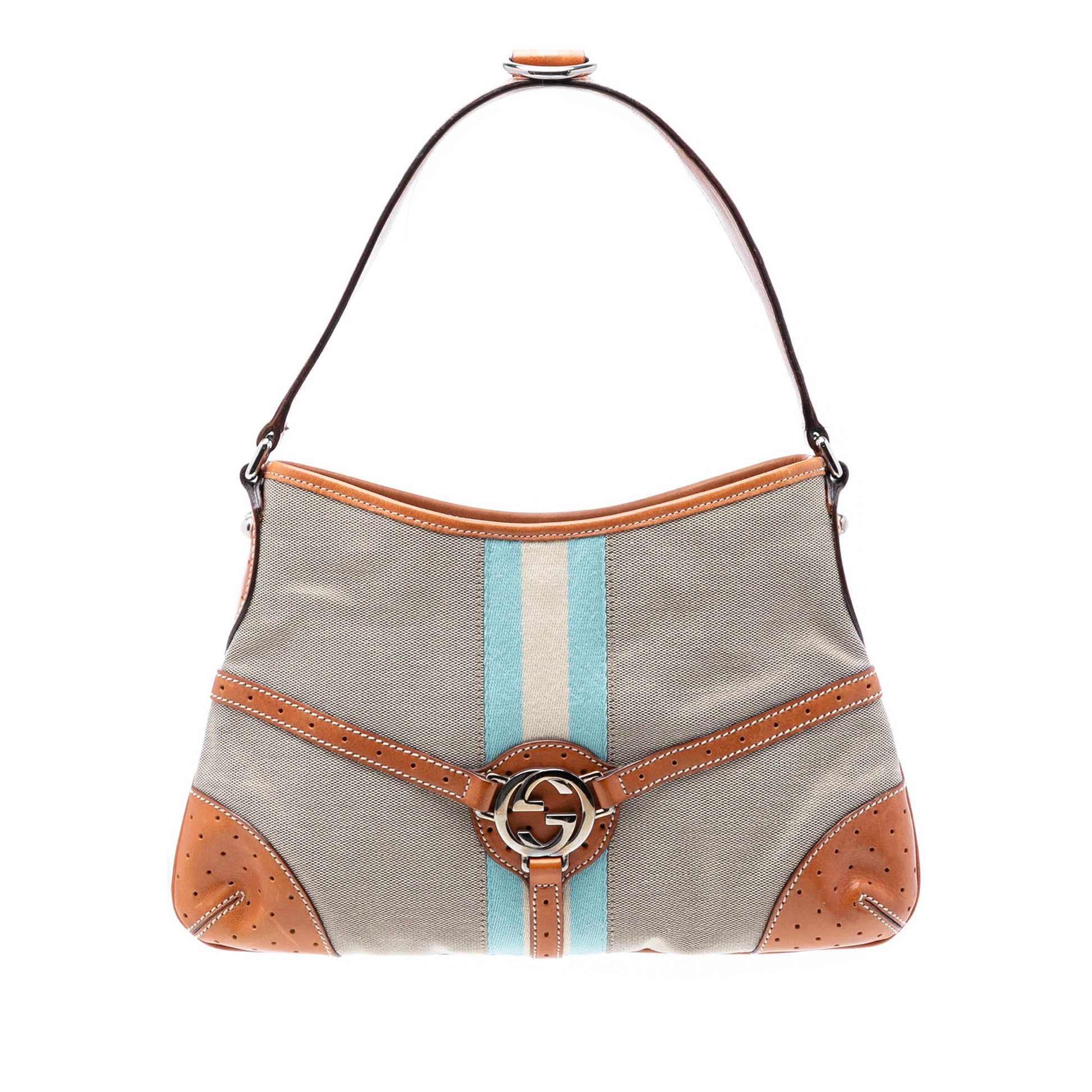 Gucci Canvas Web Reins Shoulder Bag