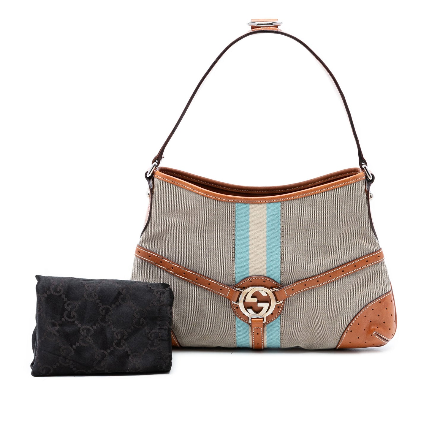 Gucci Canvas Web Reins Shoulder Bag
