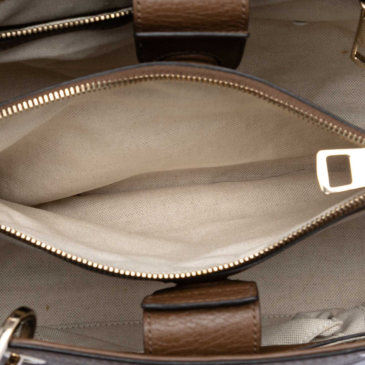Gucci Medium Calfskin Bamboo Shopper Satchel