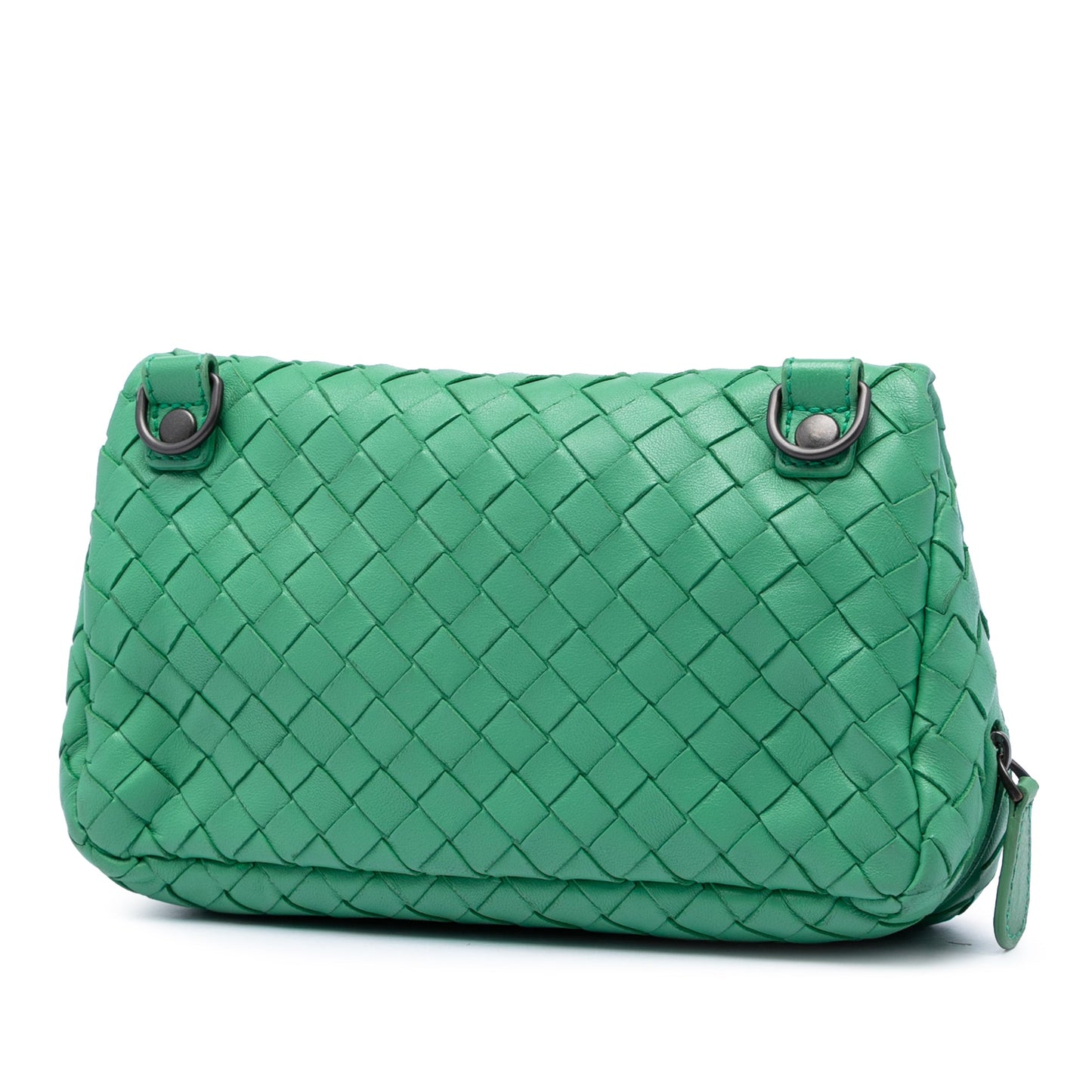 Bottega Veneta Mini Nappa Intrecciato Expandable Chain Flap Crossbody
