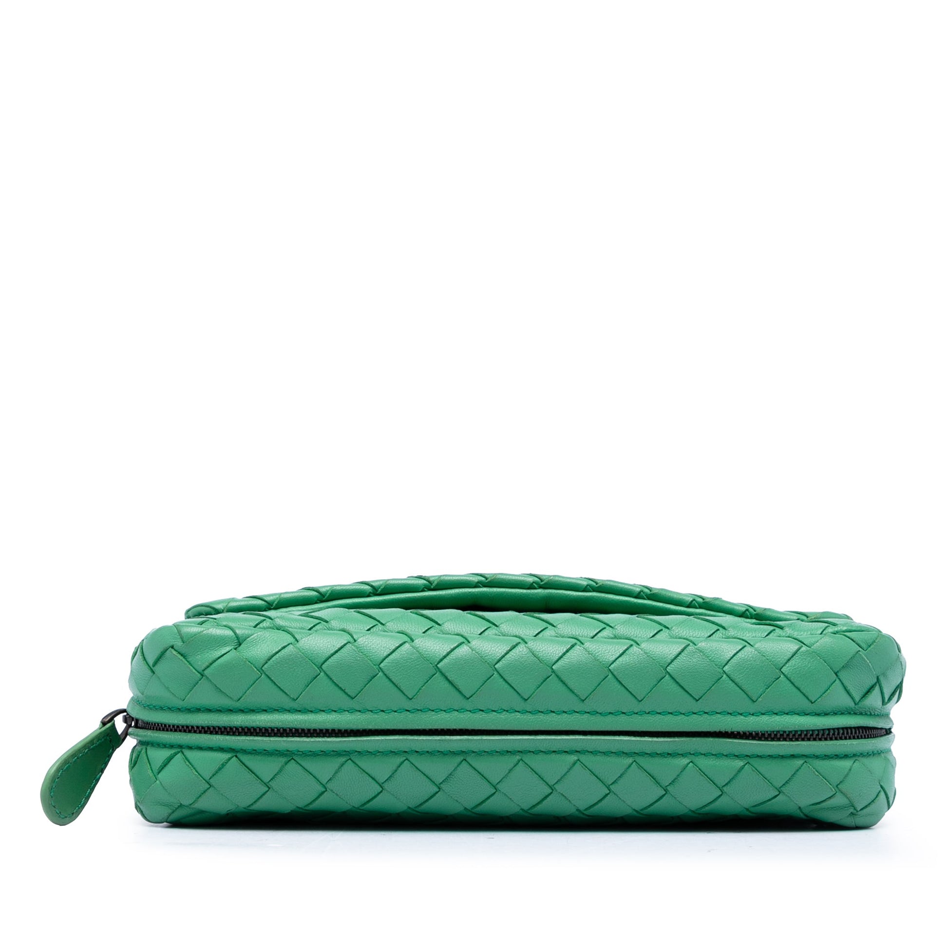 Bottega Veneta Mini Nappa Intrecciato Expandable Chain Flap Crossbody