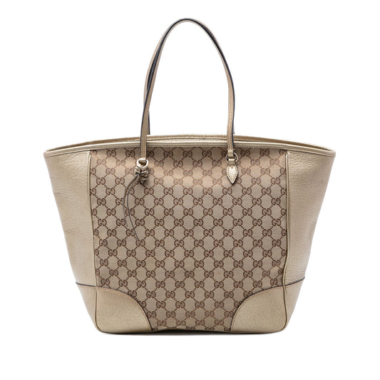 Gucci GG Canvas and Leather Bree Tote