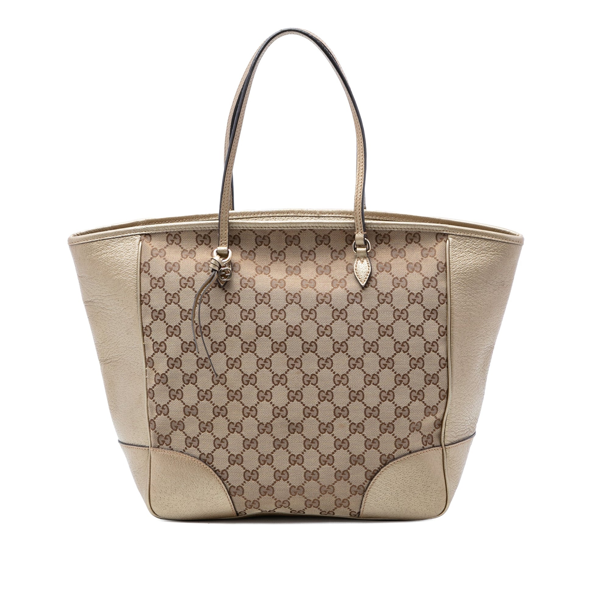 Gucci GG Canvas and Leather Bree Tote