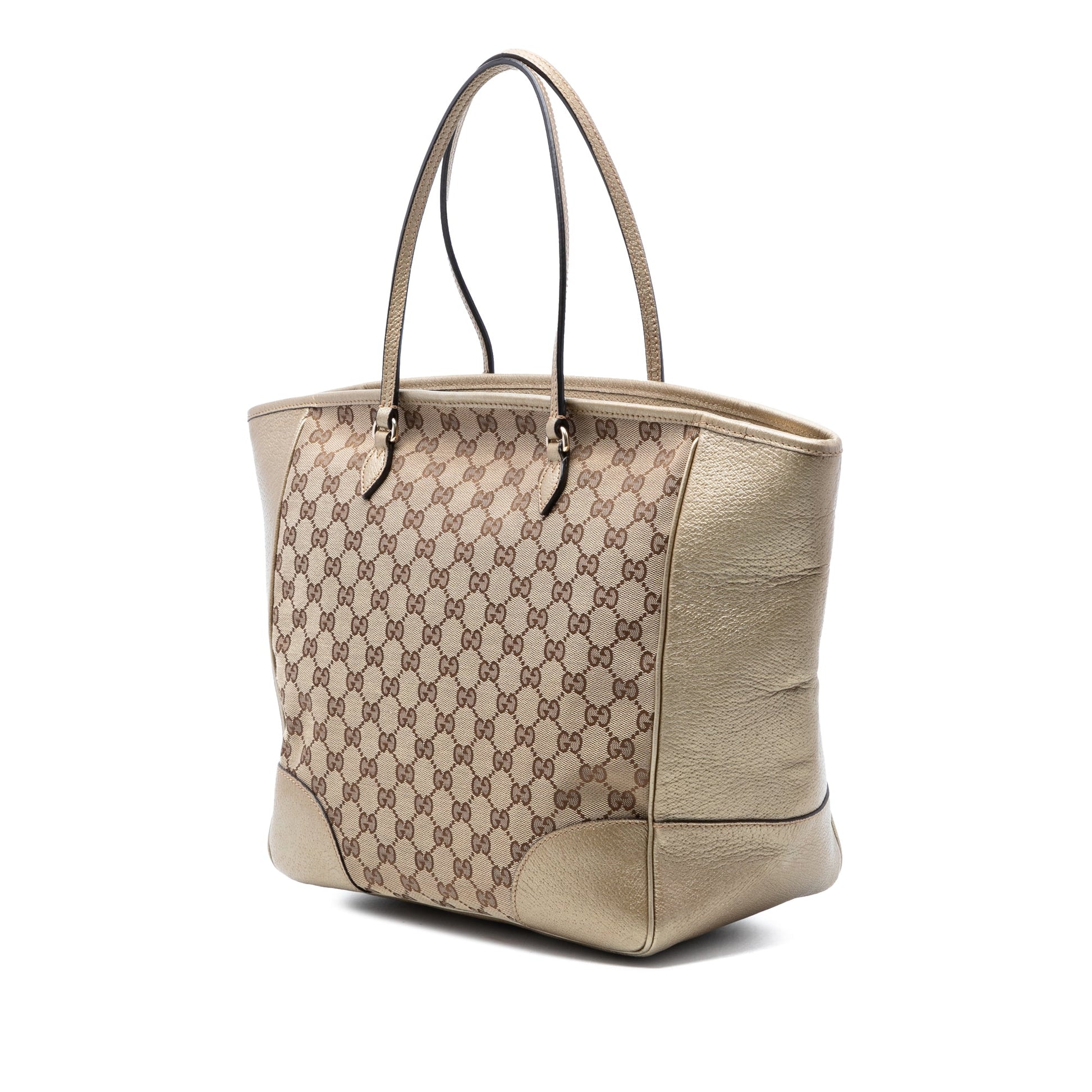 Gucci GG Canvas and Leather Bree Tote