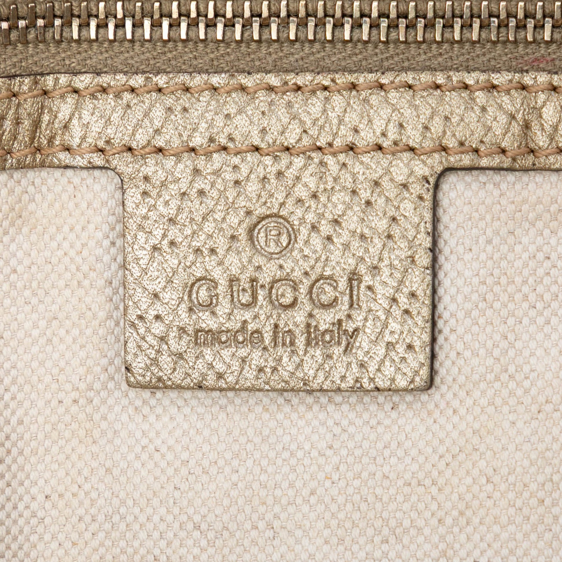 Gucci GG Canvas and Leather Bree Tote