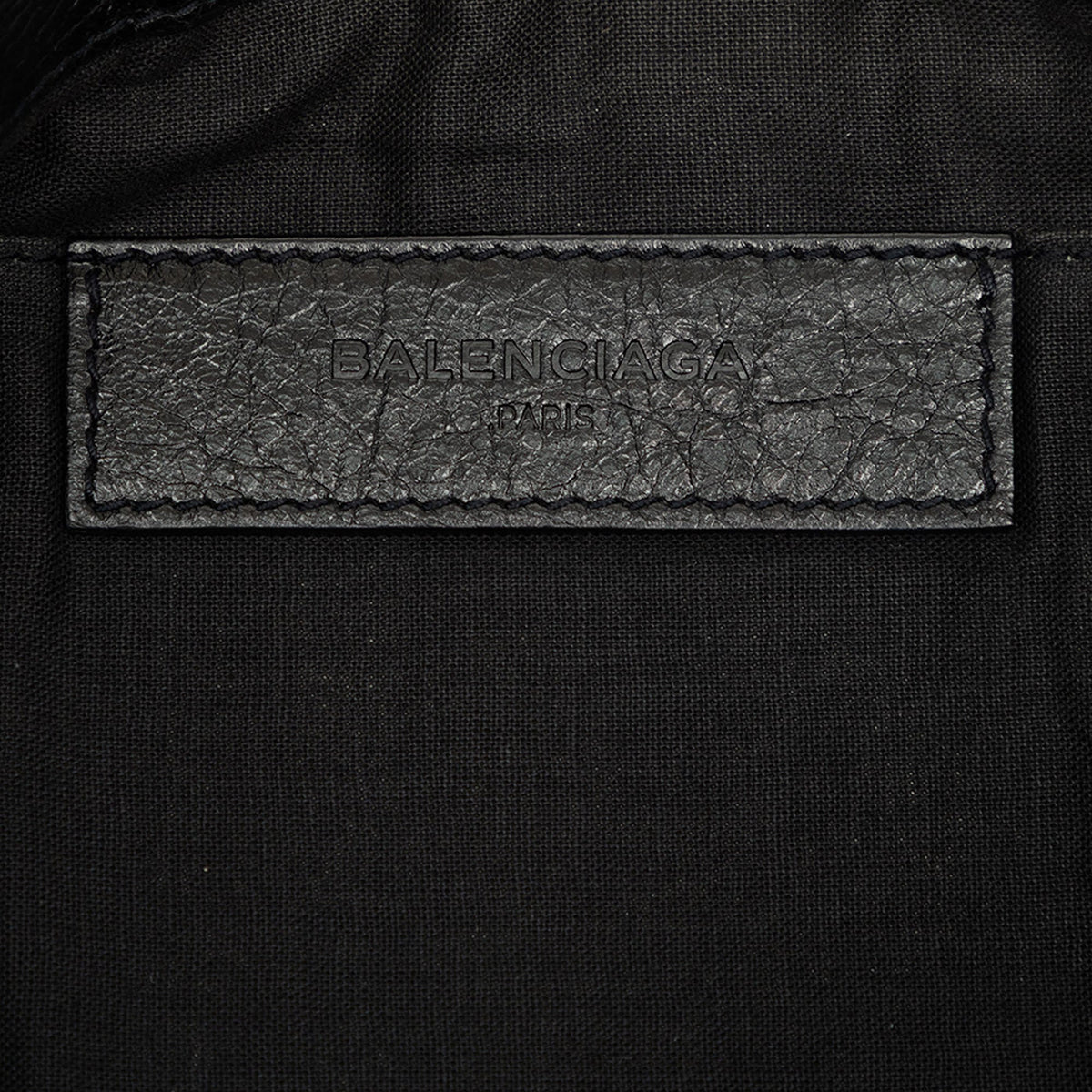 Balenciaga Lambskin Motocross Classic Clip Clutch L