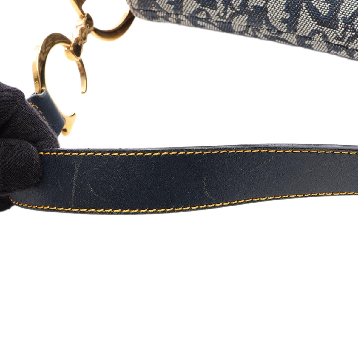 Dior Diorissimo Canvas Double Saddle Bag