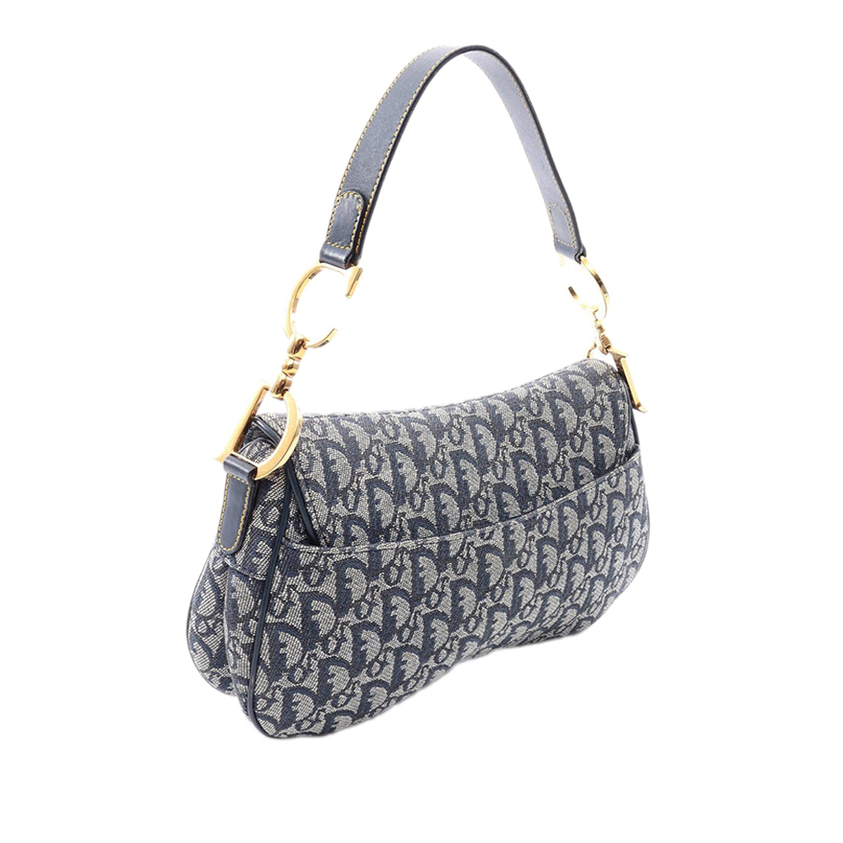 Dior Diorissimo Canvas Double Saddle Bag