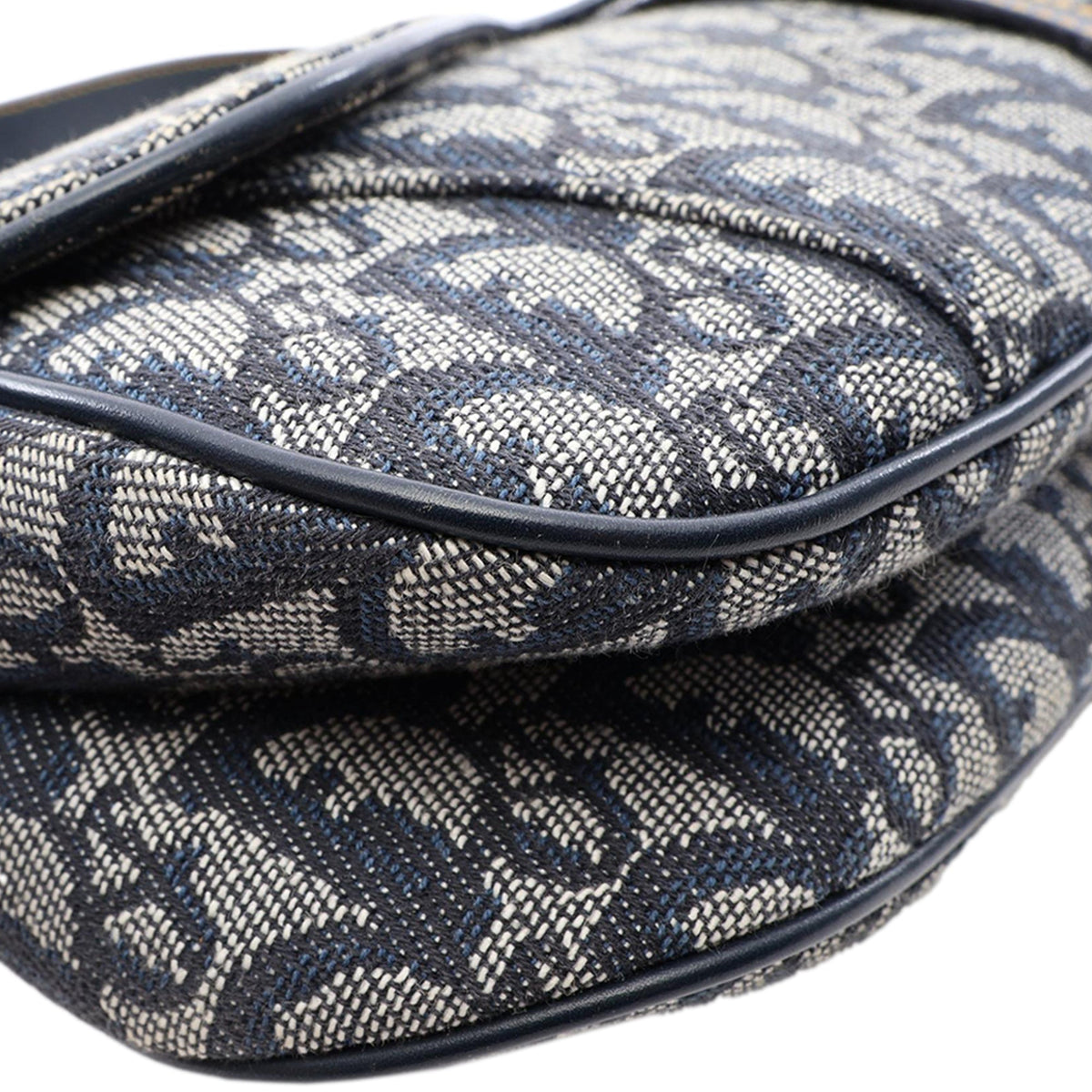 Dior Diorissimo Canvas Double Saddle Bag