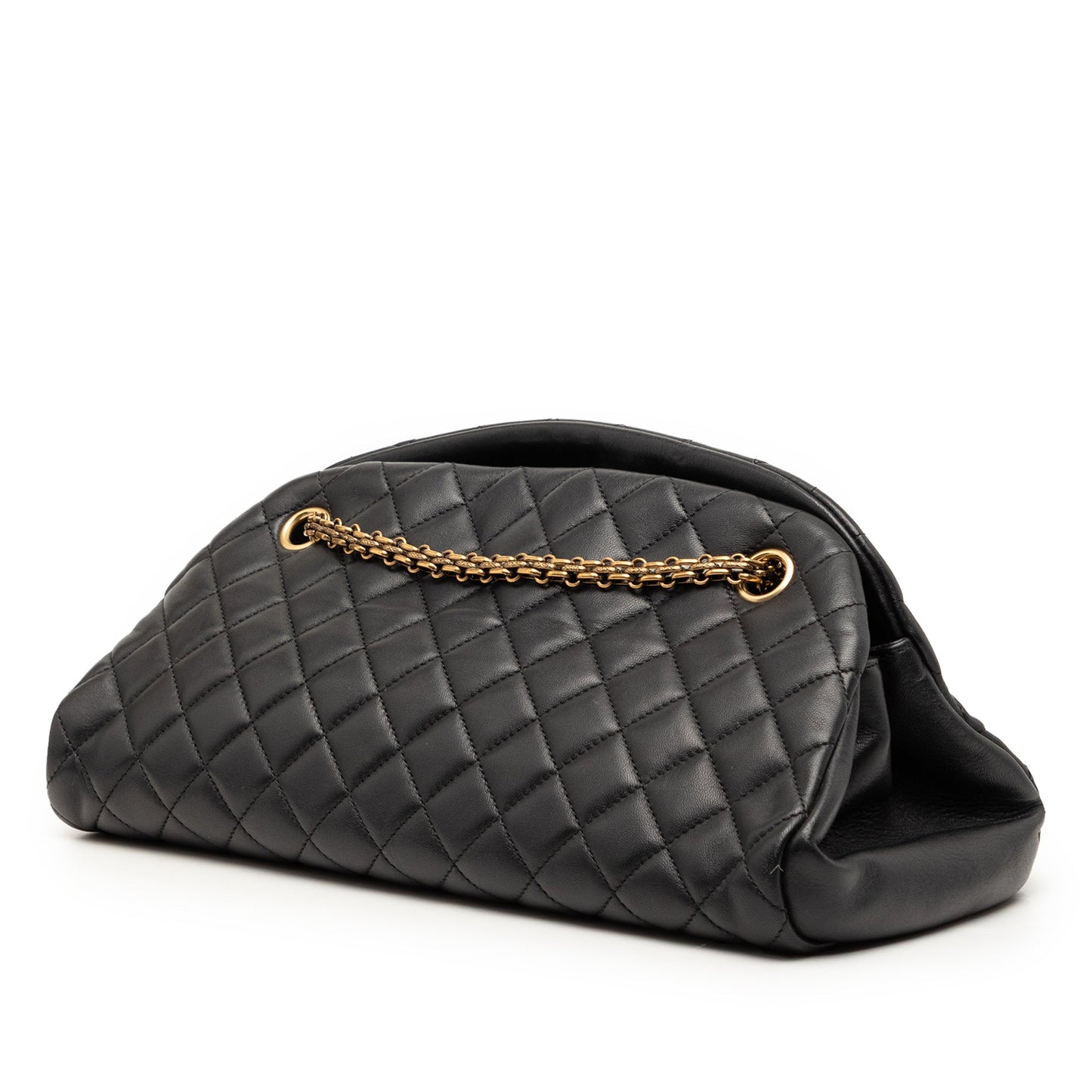 Chanel Medium Quilted Lambskin Just Mademoiselle Bowling Bag