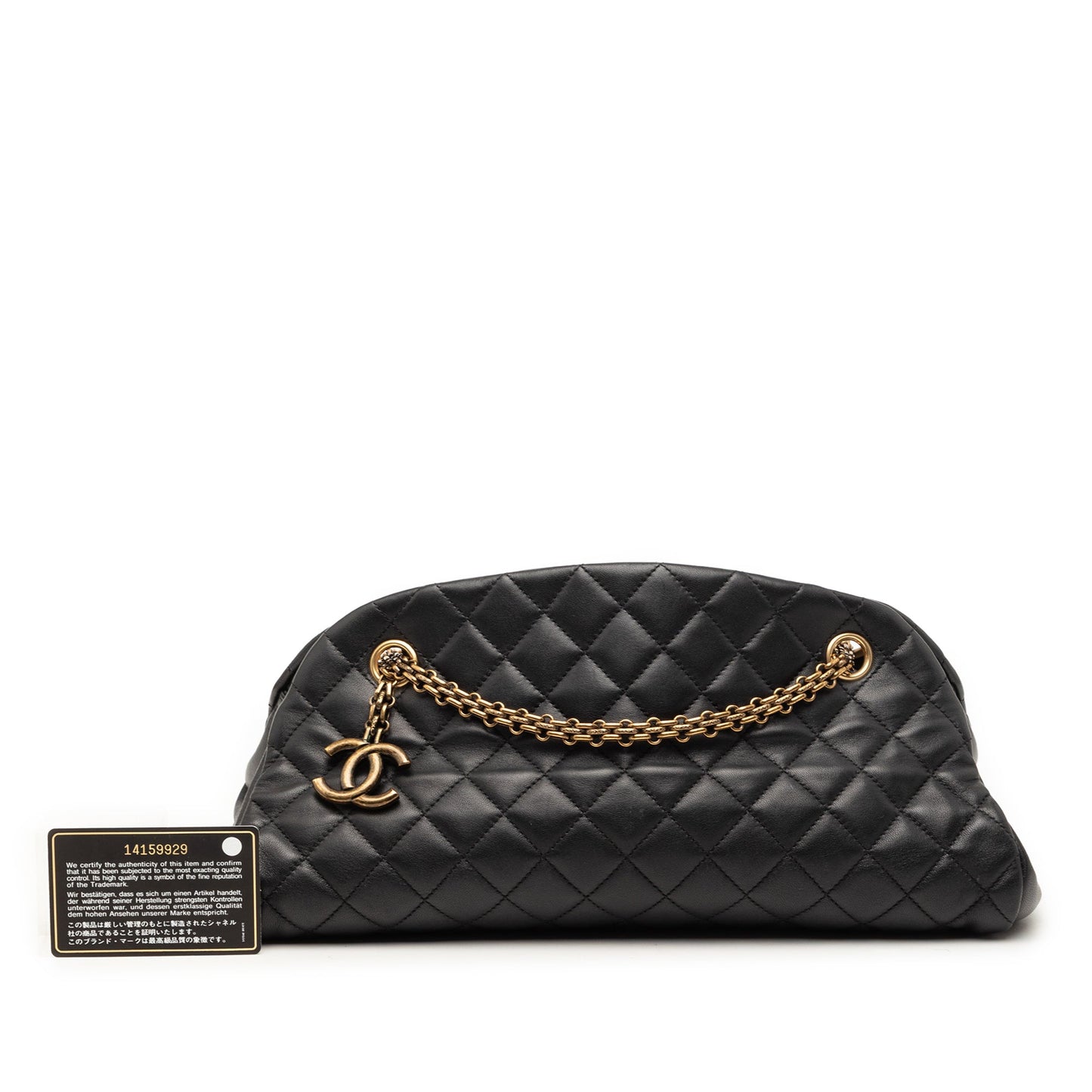 Chanel Medium Quilted Lambskin Just Mademoiselle Bowling Bag
