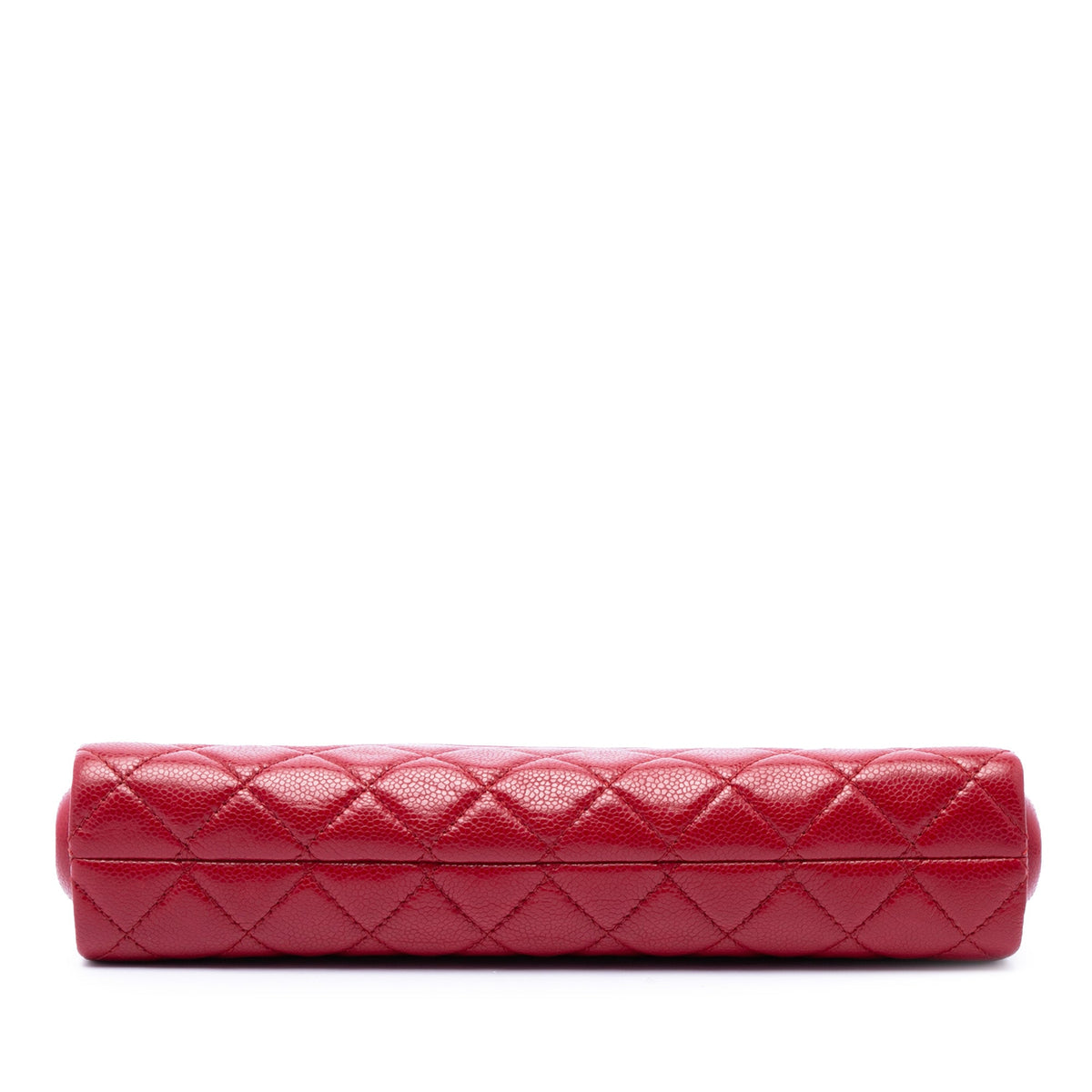 Chanel CC Quilted Caviar Frame Clutch