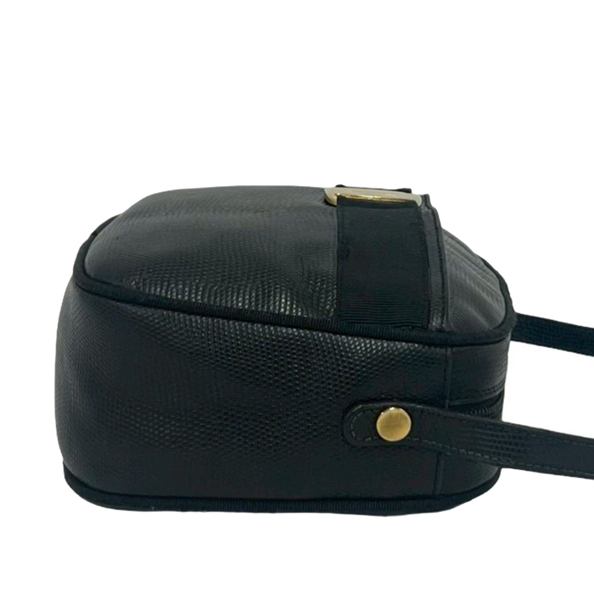 Ferragamo Lizard Embossed Leather Vara Crossbody