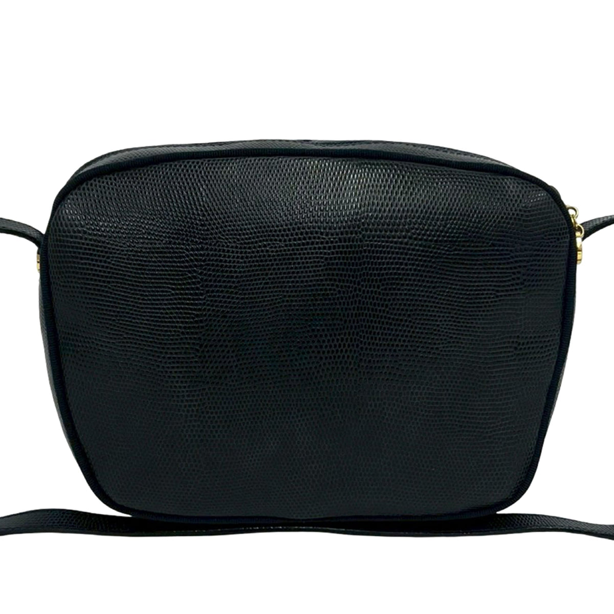 Ferragamo Lizard Embossed Leather Vara Crossbody