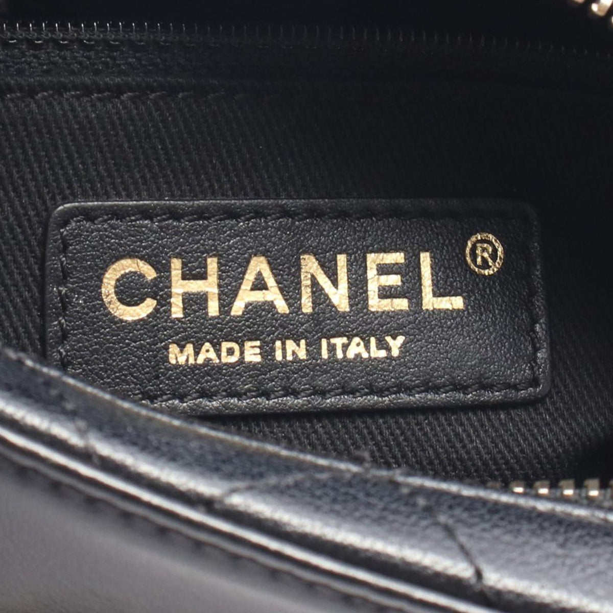 Chanel Goatskin Leather Coco Curve Small Vanity Bag