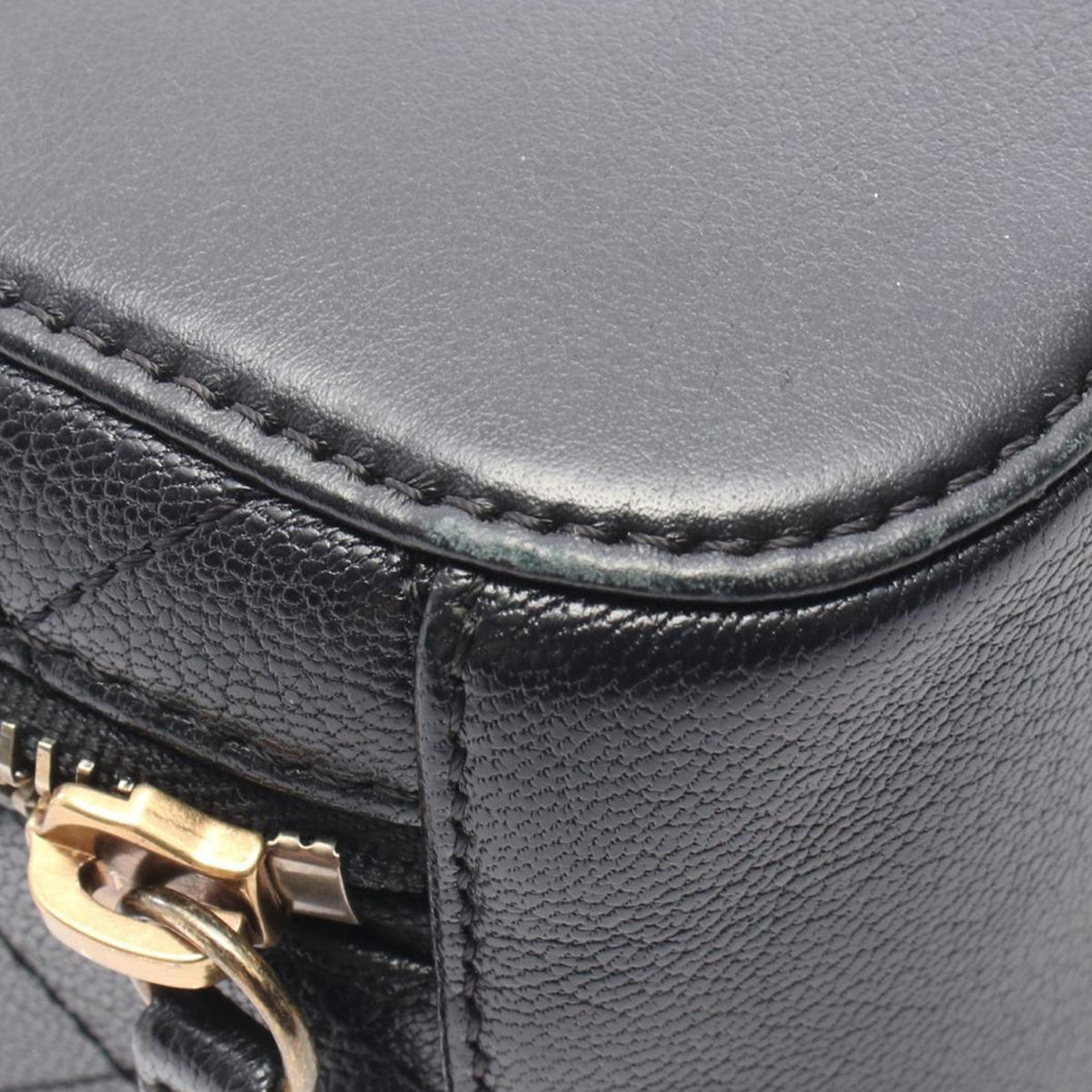 Chanel Goatskin Leather Coco Curve Small Vanity Bag