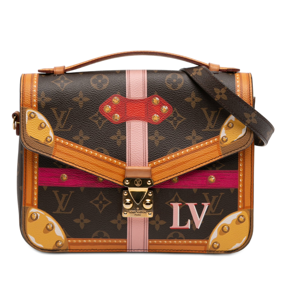 Louis Vuitton Monogram Summer Trunks Pochette Metis