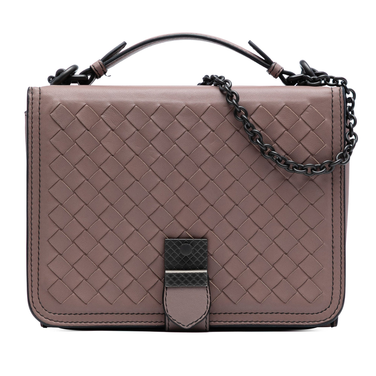 Bottega Veneta Small Nappa Intrecciato Runway Shoulder Bag
