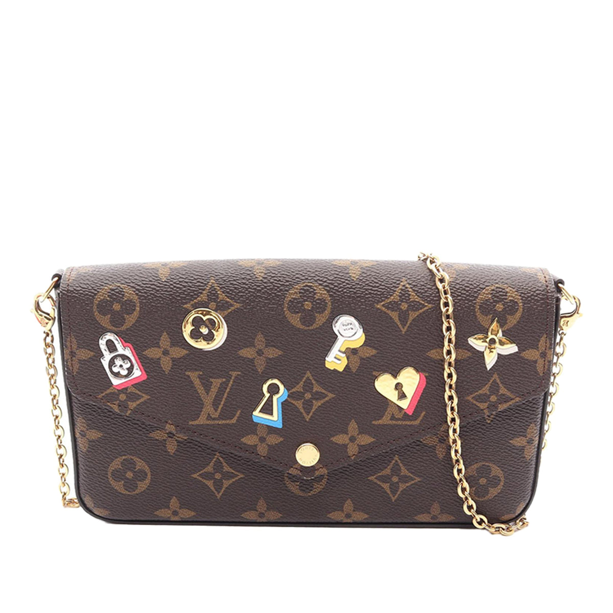 Louis Vuitton Monogram Love Lock Pochette Felicie
