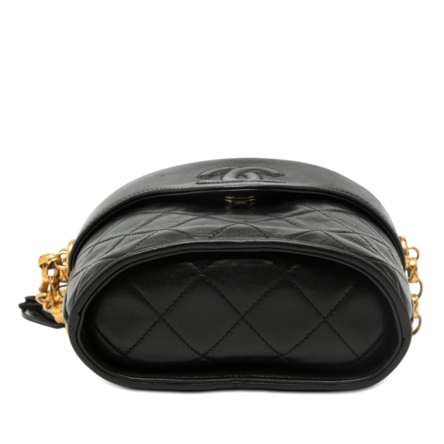 CC Quilted Lambskin Tassel Vanity Bag